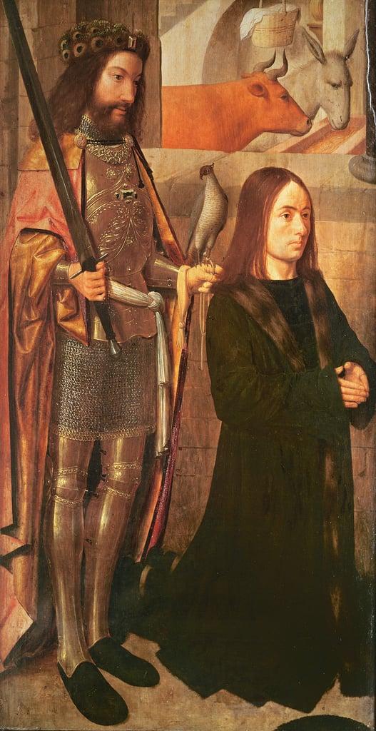 Saint Hubert and donor (see also 404573 and 404575) Gerrit tot Sint Jans (1455-1495)